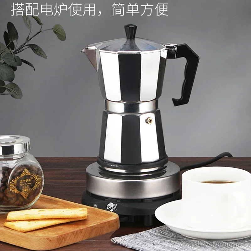 Moka Pot Stove - アルミ製モカポット 電気コンロ用コーヒーメーカー エスプレッソ ドリップフィルター モカポットヒーター 家庭用