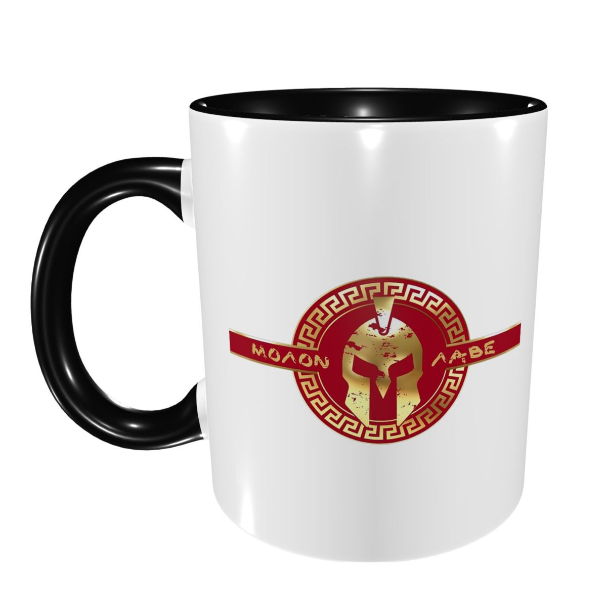 スパルタンスパルタ戦士ヘルメットロゴマグ面白いセラミックコー - Coffee Tea Name のレビューと価格