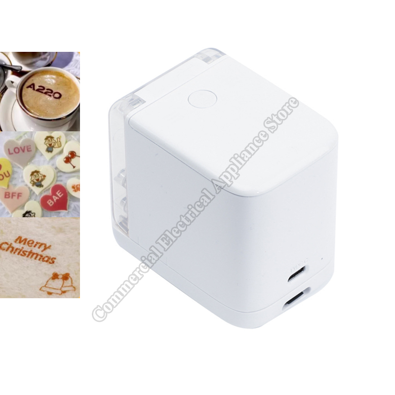 ハンディフードプリンター ブランドイメージ入り焼き菓子 マカ - Coffee Tea Images のレビューと価格