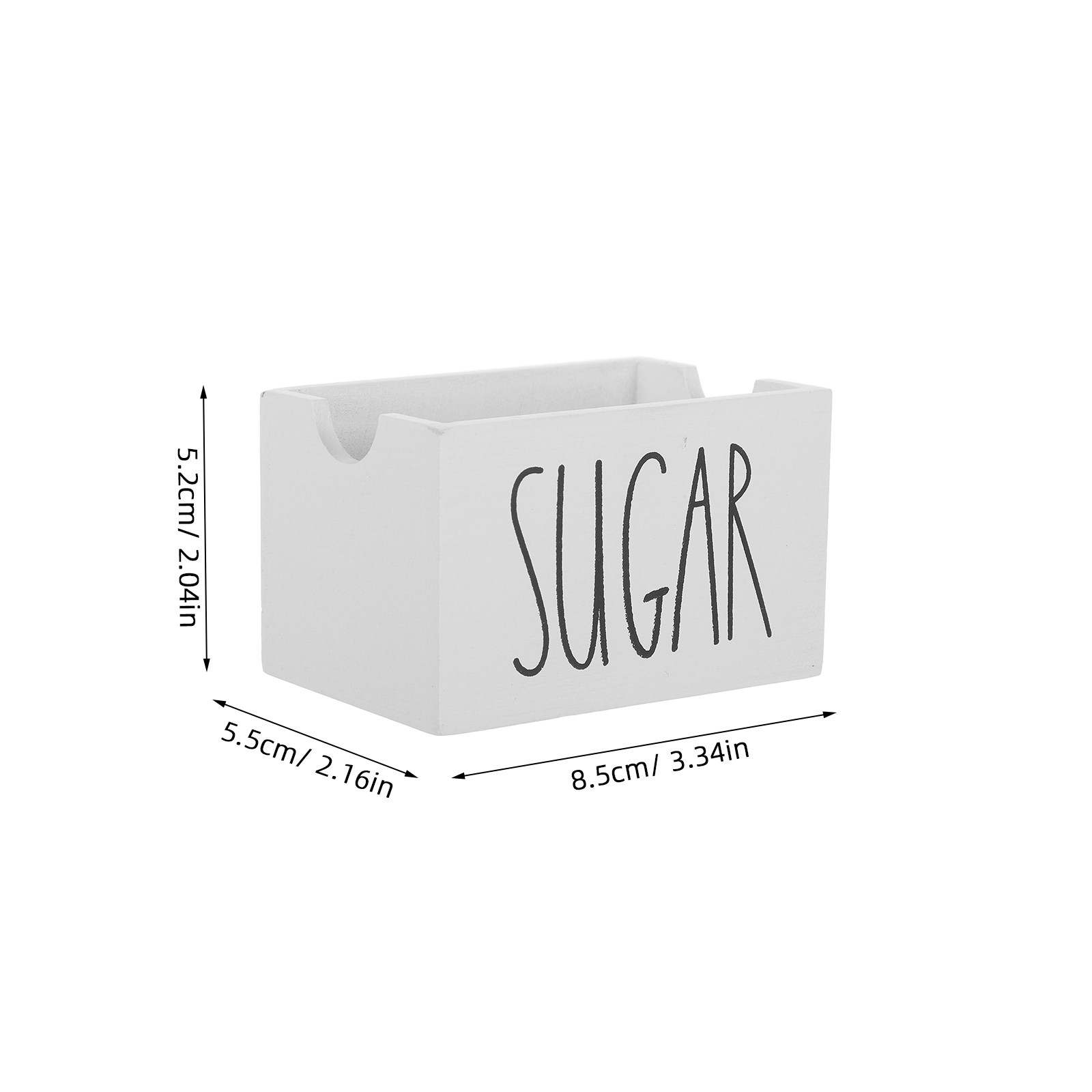 木製のシュガーパケットホルダー、木製のティーバッグ収納ボック - Coffee Tea Sugar のレビューと価格