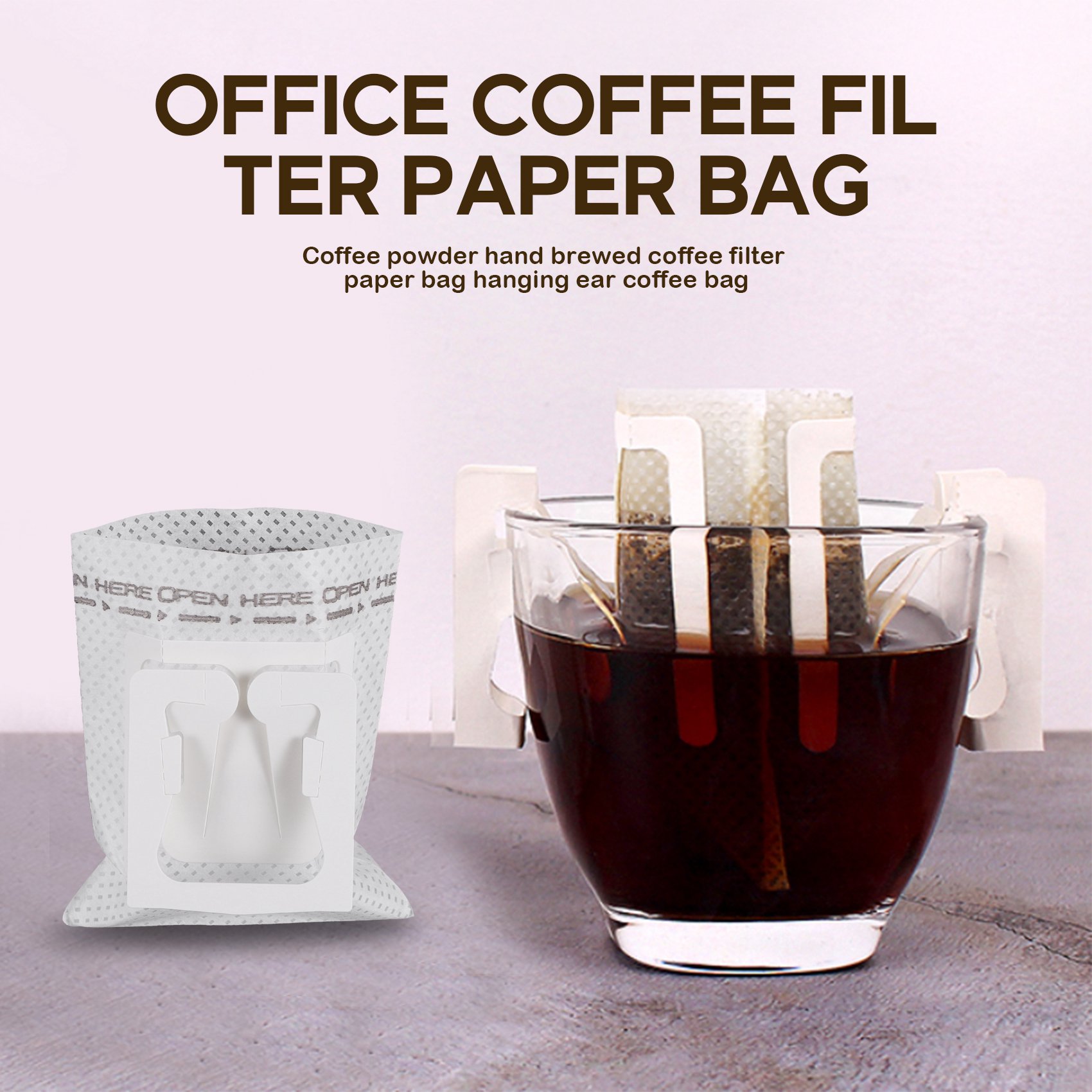 50枚入り/パック ドリップコーヒーフィルターバッグ ポータ - Coffee Tea & Espresso Appliances のレビューと価格