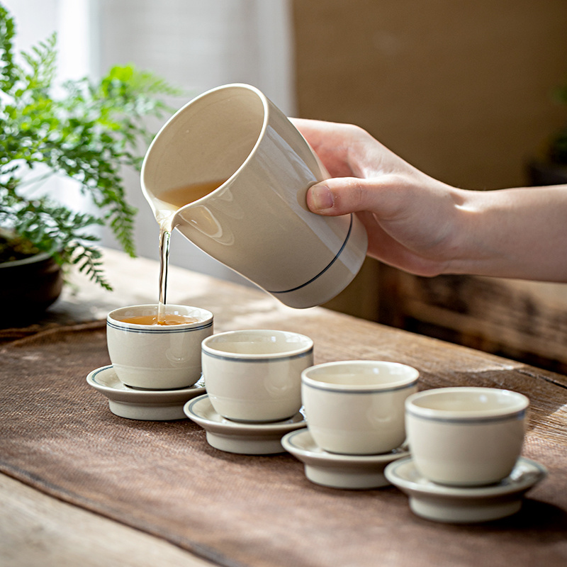 Chanshova-中国のミニマリストスタイルのセラミックテ - Coffee Tea And Sugar Set のレビューと価格