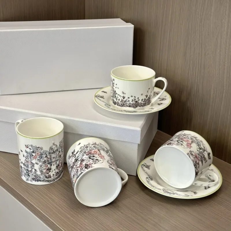 ヨーロッパ風の高級感あふれるコーヒーカップとソーサーのセット - Coffee Tea & Espresso Appliances のレビューと価格