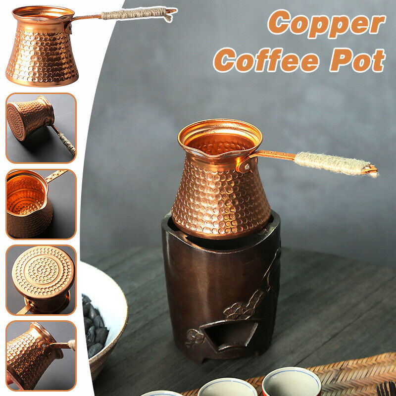 アンティーク銅トルココーヒーポット,ストーブトップ,ミルクウ - Moka Pot Stove のレビューと価格