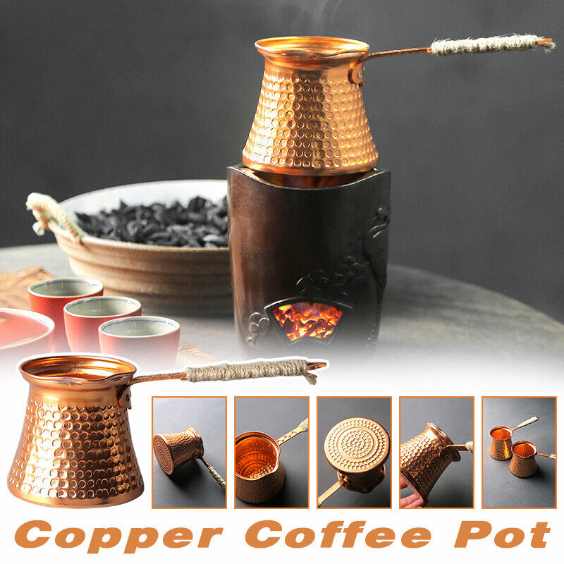 アンティーク銅トルココーヒーポット,ストーブトップ,ミルクウ - Moka Pot Stove のレビューと価格