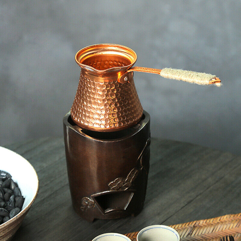 アンティーク銅トルココーヒーポット,ストーブトップ,ミルクウ - Moka Pot Stove のレビューと価格
