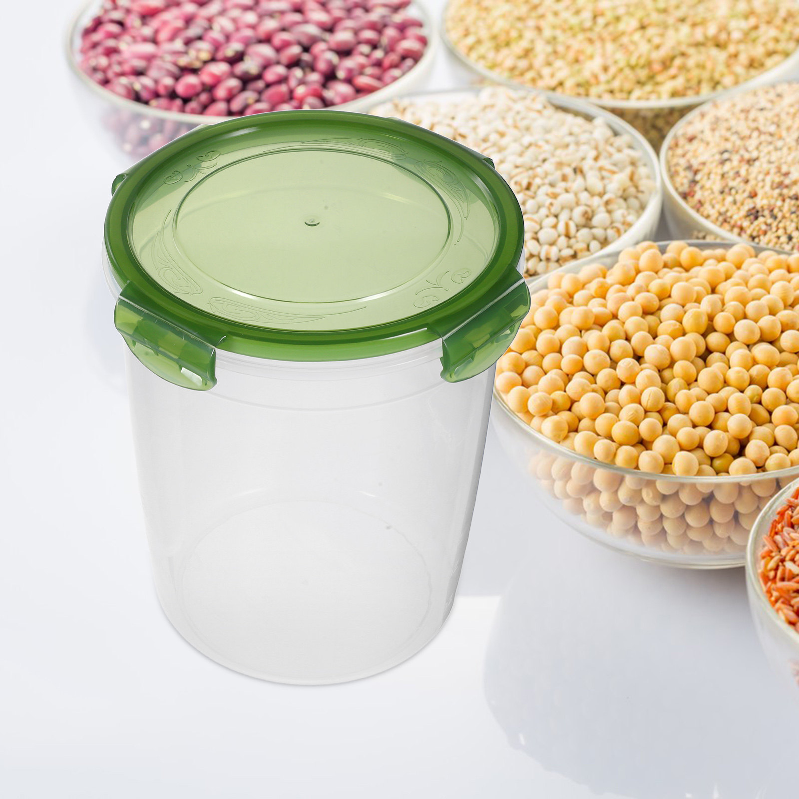 密閉式の食品保存容器2個セット。PP製プラスチック製で、コー - Coffee Tea Sugar のレビューと価格