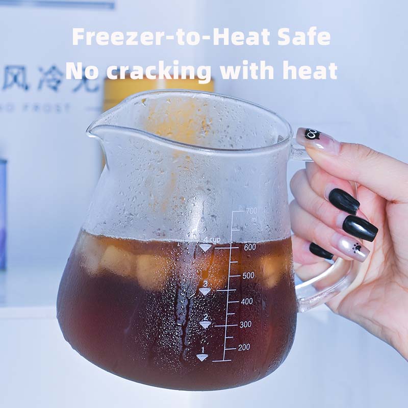 新しい高ホウケイ酸ガラス製700mlコーヒーポットとティーポ - Coffee Tea And Sugar Set のレビューと価格