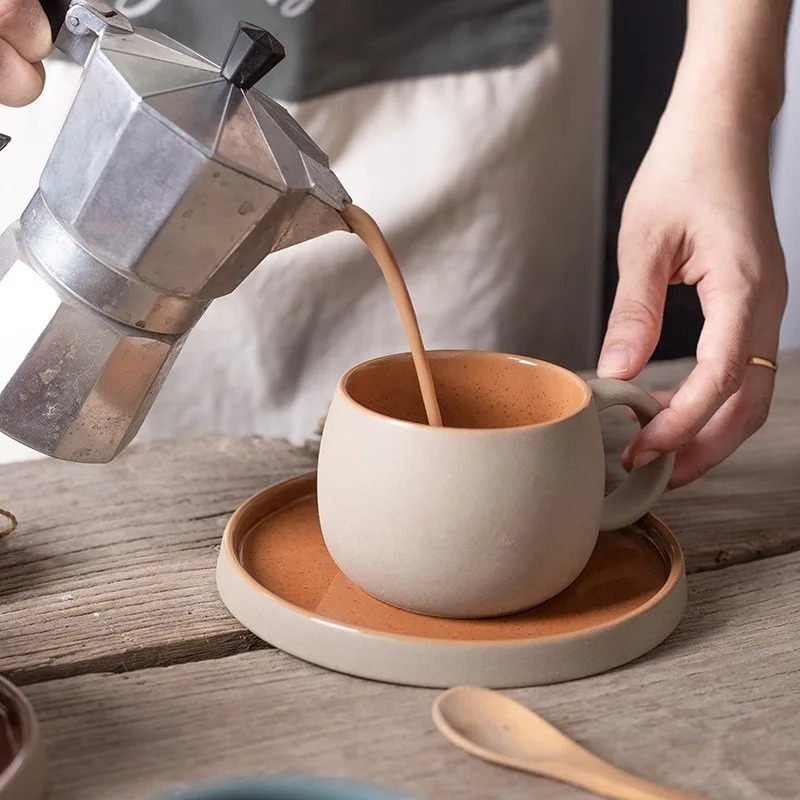 陶器製コーヒーカップセット 日本風 高級感あふれるアフタヌー - Coffee Tea And Sugar Set のレビューと価格