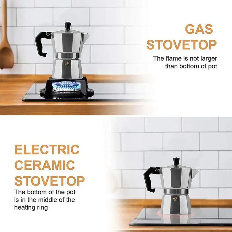 モカポット イタリアンコーヒーマシン エスプレッソ アルミ製 - Moka Pot Stove のレビューと価格