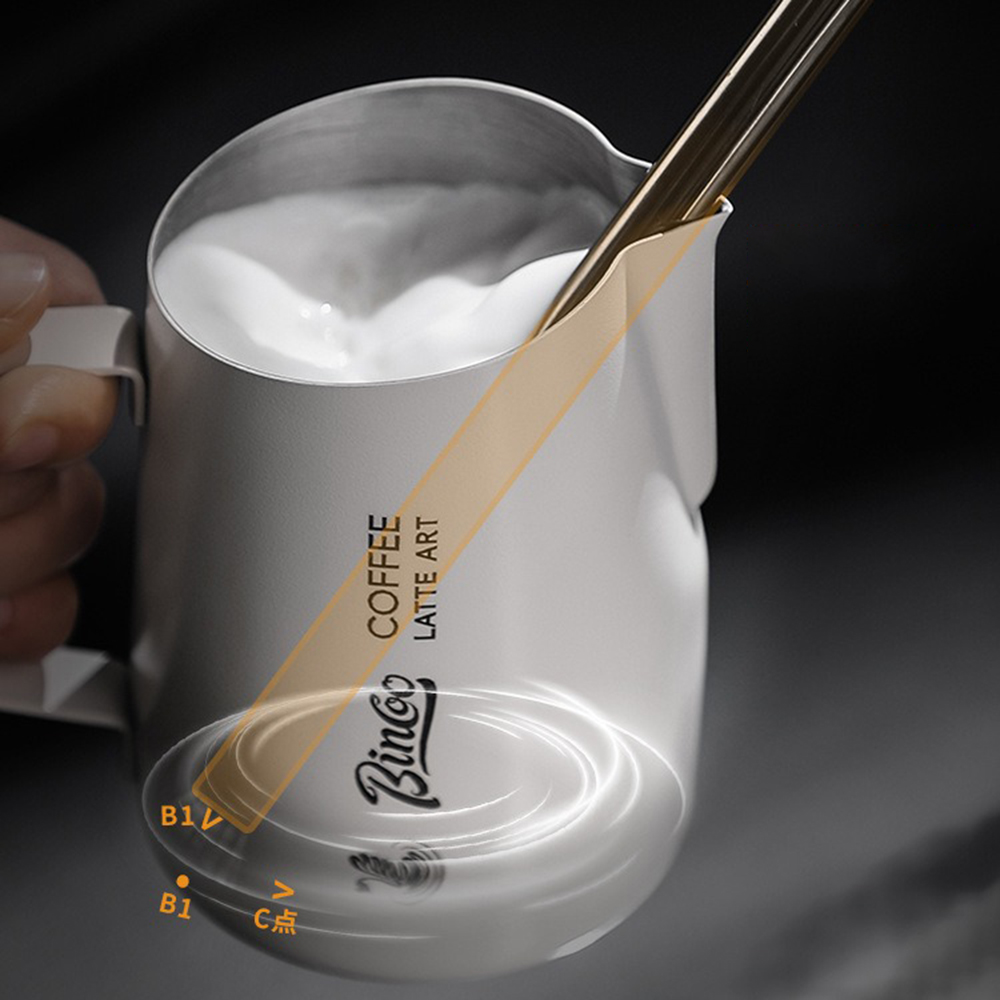 420mlコーヒーラテアートタンク ステンレス製チップ付きミ - Barista Milk Jug のレビューと価格