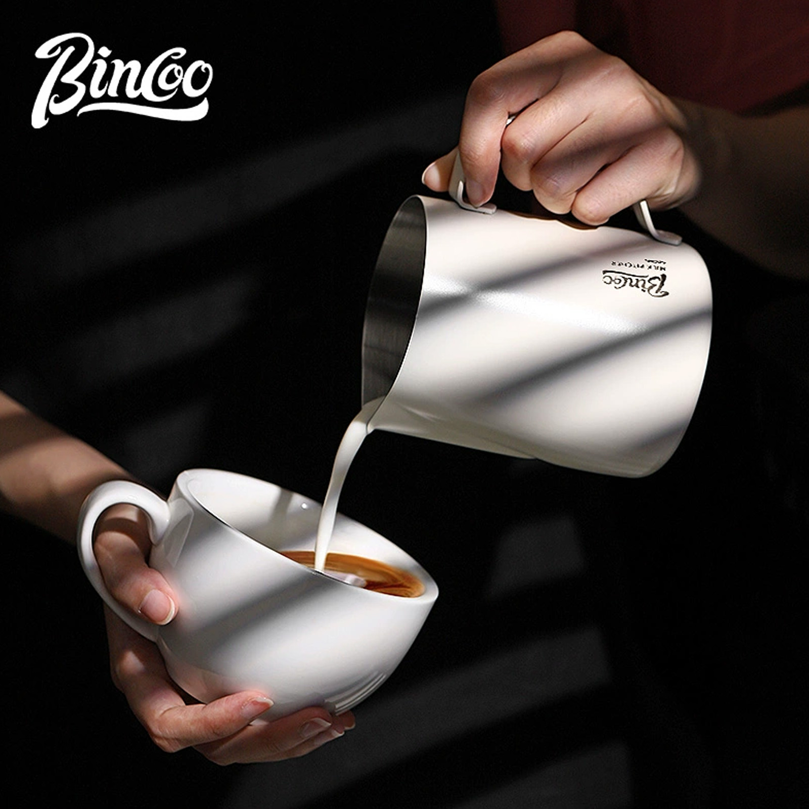 BINCOO 350/600 ミリリットルコーヒーミルク泡立 - Barista Milk Jug のレビューと価格